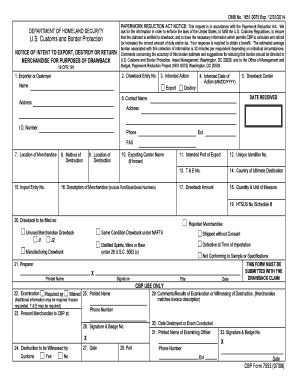 Cbp Form 7553