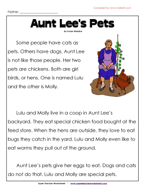 Aunt Lees  Form