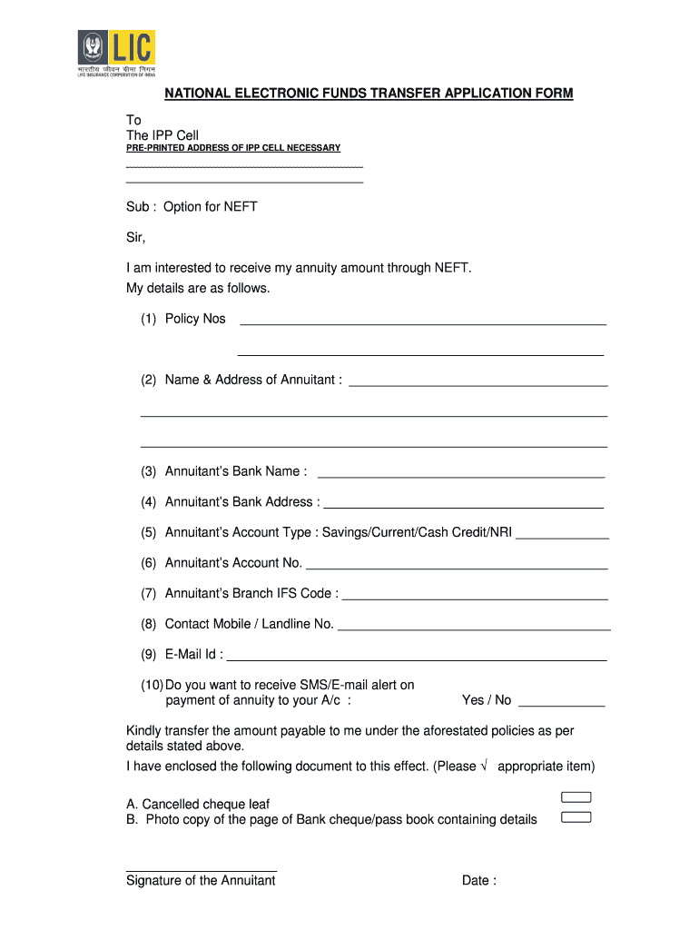 Lic Ipp  Form