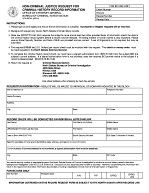 Arrest Record Template  Form