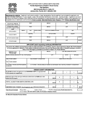  Duval County Birth Certificate 2013-2024