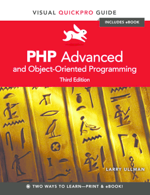 Php Advanced and Object Oriented Programming PDF  Form