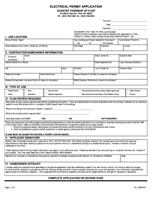 Flint Building Department  Form