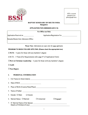 Bssi PDF  Form