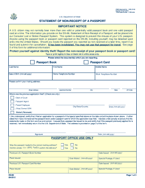 Ds 86 Fillable Form