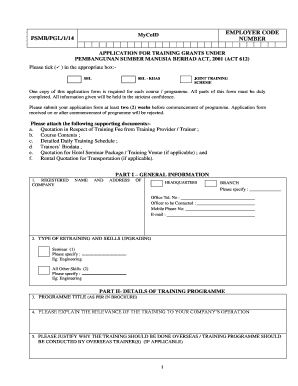 Employer Code Number Hrdf  Form