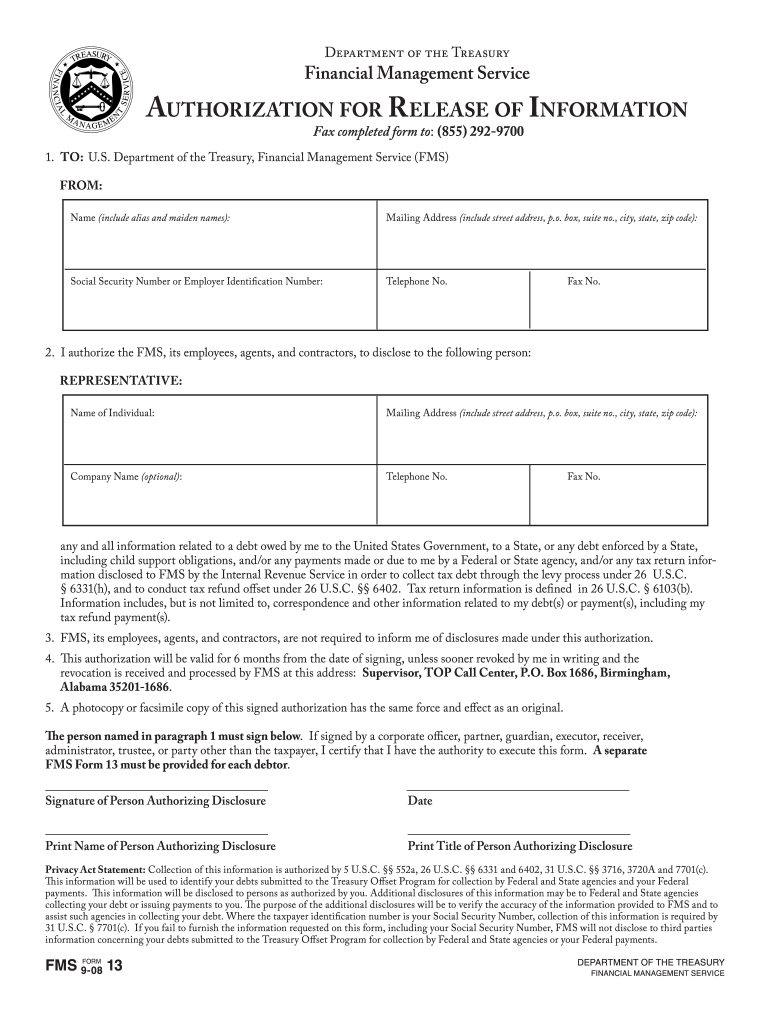 Fms Form 13