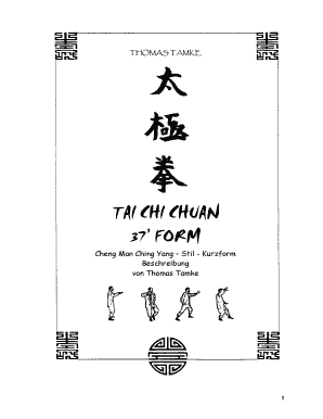 Tai Chi 37 Form Yang Style PDF