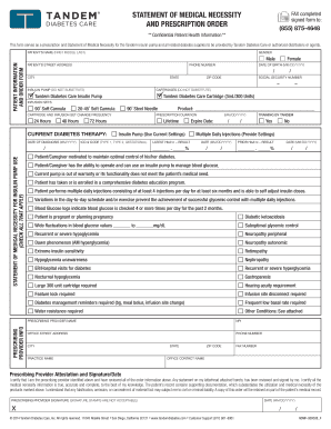 Statement of Medical Necessity for the Tslim Vitality Medical  Form