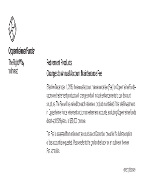 Oppenheimer 403 B Distribution Form