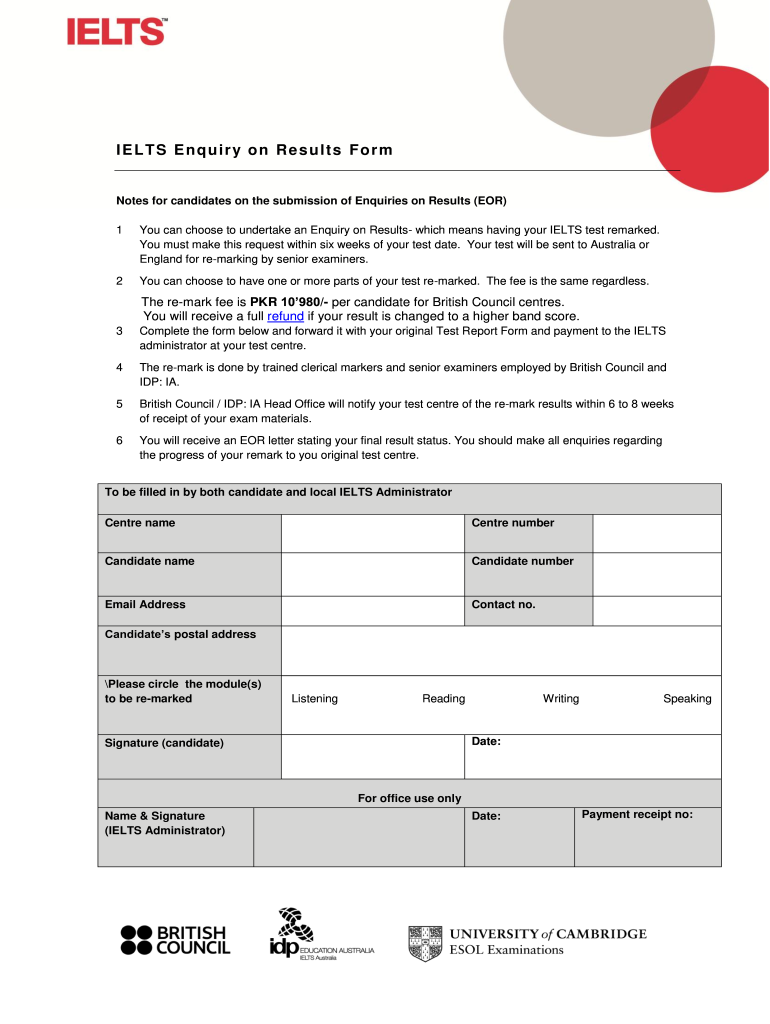 Eor British Council  Form