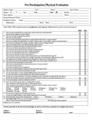 Hbuhsd Physical Form