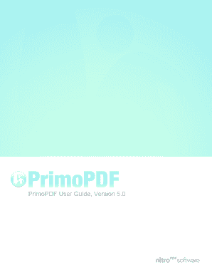 Primo PDF Online  Form