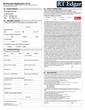 Rt Edgar Online Application Form