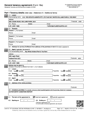 Ray White Holland Park Form