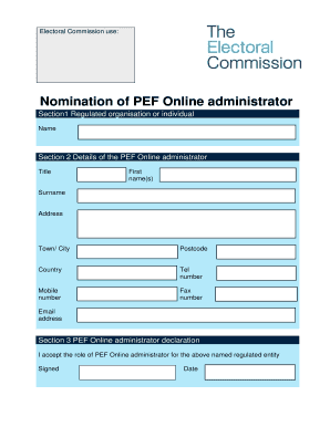 Pef Form