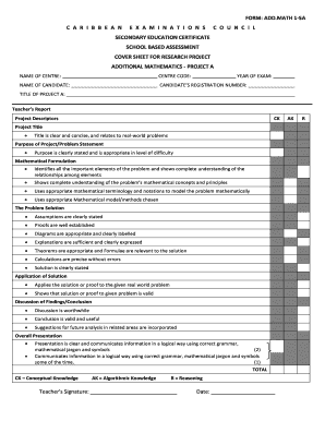 Form Add Math 1 5a Caribbeanexaminations Council Secondary Cxc