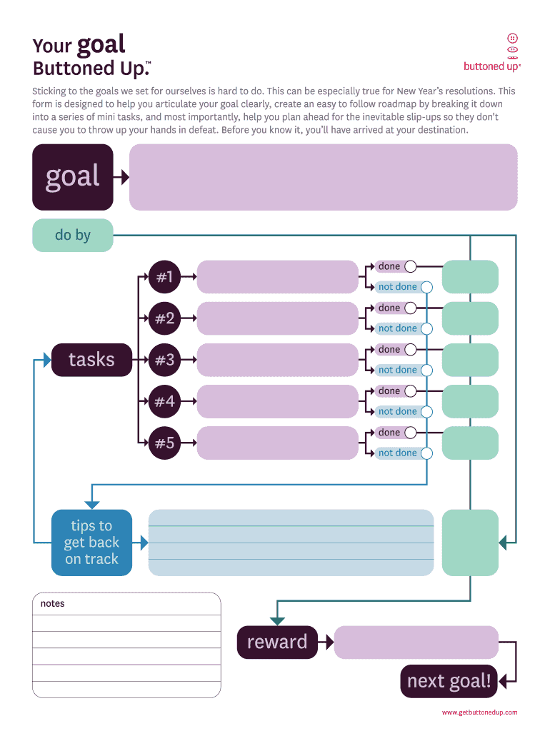 Goals Template  Form