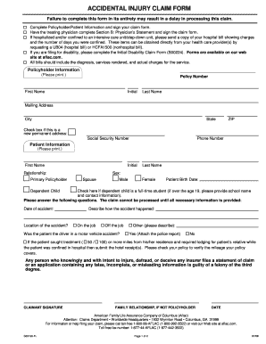 Aflac Claim Forms