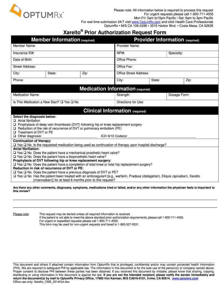  Optumrx Prior Authorization Form 2014