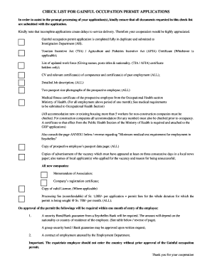 Seychelles Gop Check Online  Form