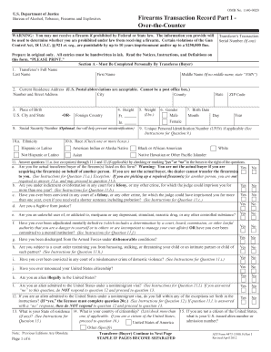 Atf Form 4473