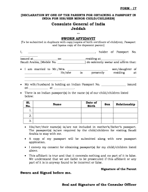 How to Fill Sworn Affidavit Form