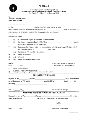 Ppf Account Closure Form Sbi