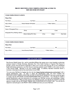 Bonsecours Mychart  Form