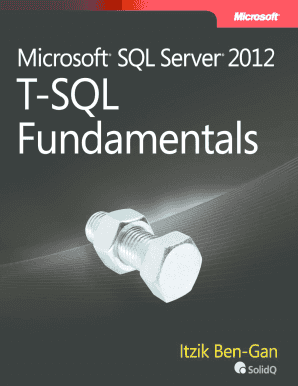 T Sql Fundamentals Third Edition PDF Download  Form