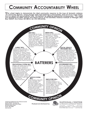 COMMUNITY ACCOUNTABILITY WHEEL  Form