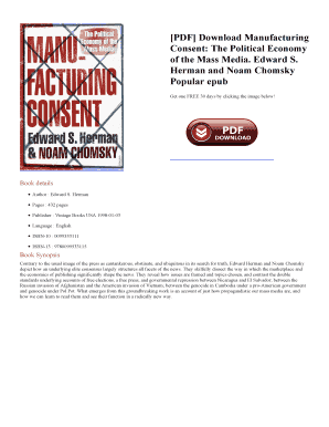 Manufacturing Consent PDF  Form