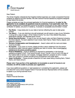  Financial Assistance Form Statement 2016-2024