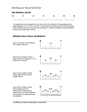 Reading an Imperial Ruler  Form