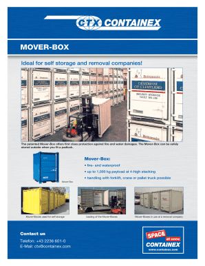 MOVER BOX  Form