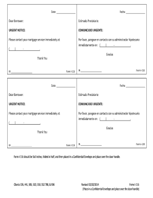 I 116  Form