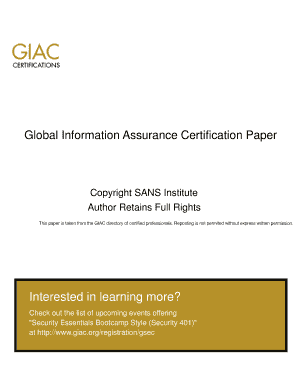 Gsec 401 PDF Download  Form