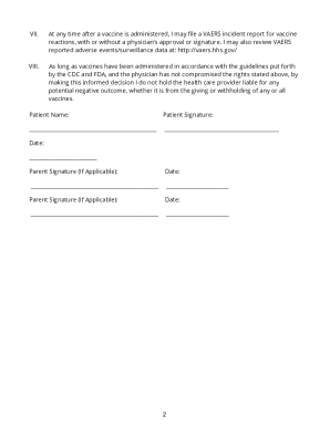 Fl Vaccine Consent Form