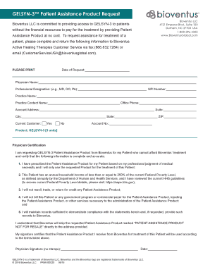Gelsyn Copay Assistance  Form