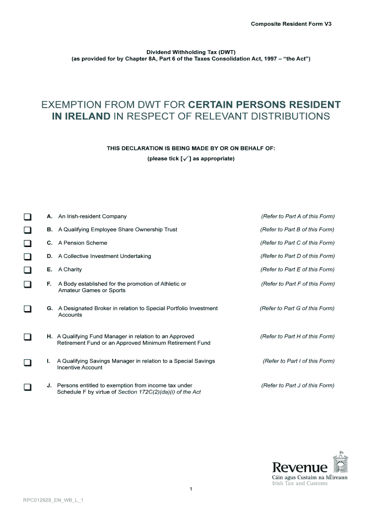 Composite Resident  Form