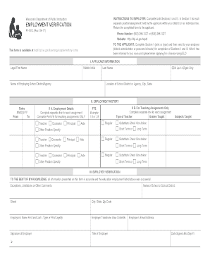  Pi 1613 Work Experience Verification 2018-2024