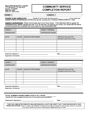 Job Completion Report  Form