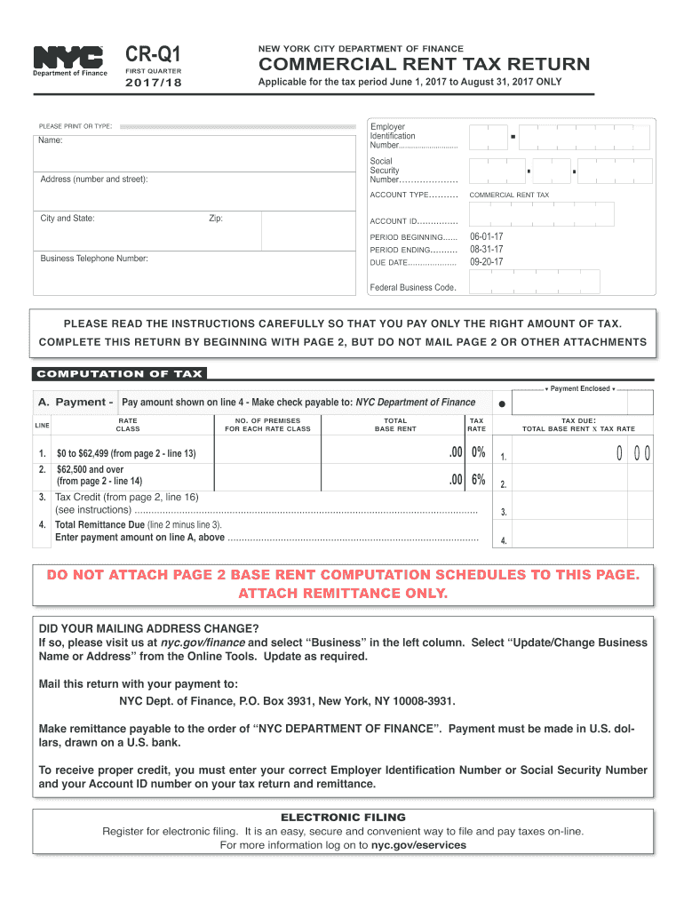  Cr Q1 Form 2017