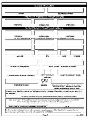  PROPOSED PROTECTED PERSON WARD 2016-2024