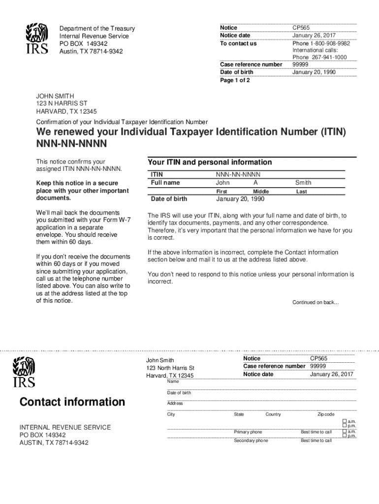 2021 CP565 form