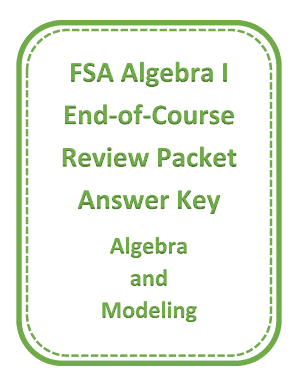 Algebra 1 Eoc Review Packet  Form