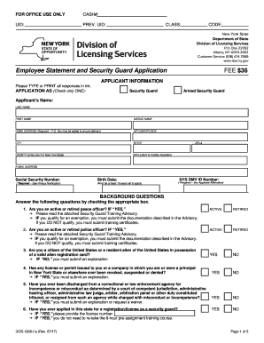 Applications New York State Department of State NY State  Form