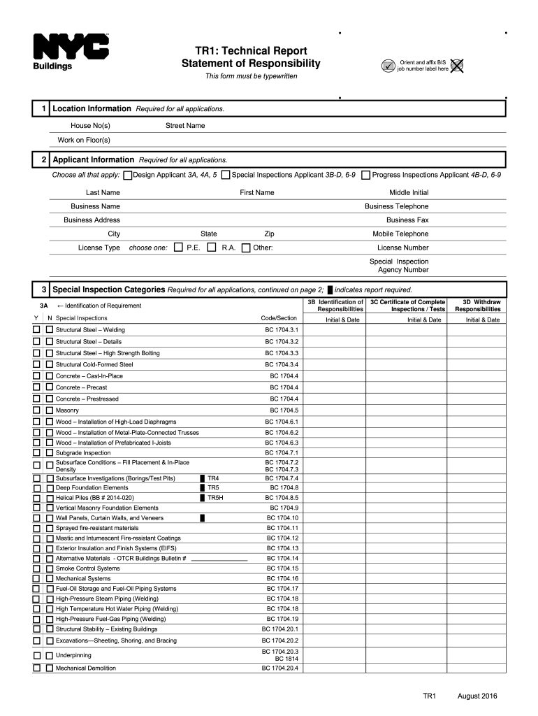  Dob Forms 2016-2024