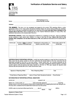  Trs 22s Form 2016-2024