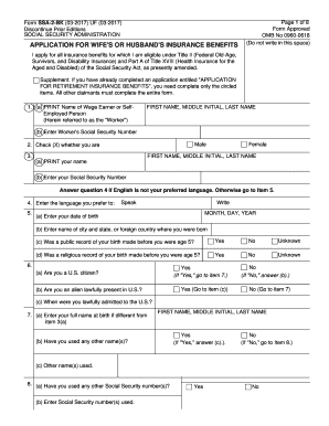 Wife Application  Form